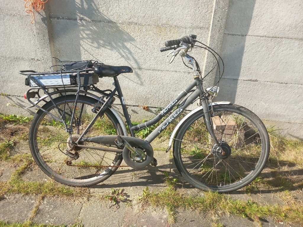 Fiets met elektrische ombouw kit, Ophalen, Gebruikt, Minder dan 30 km per accu, Overige merken