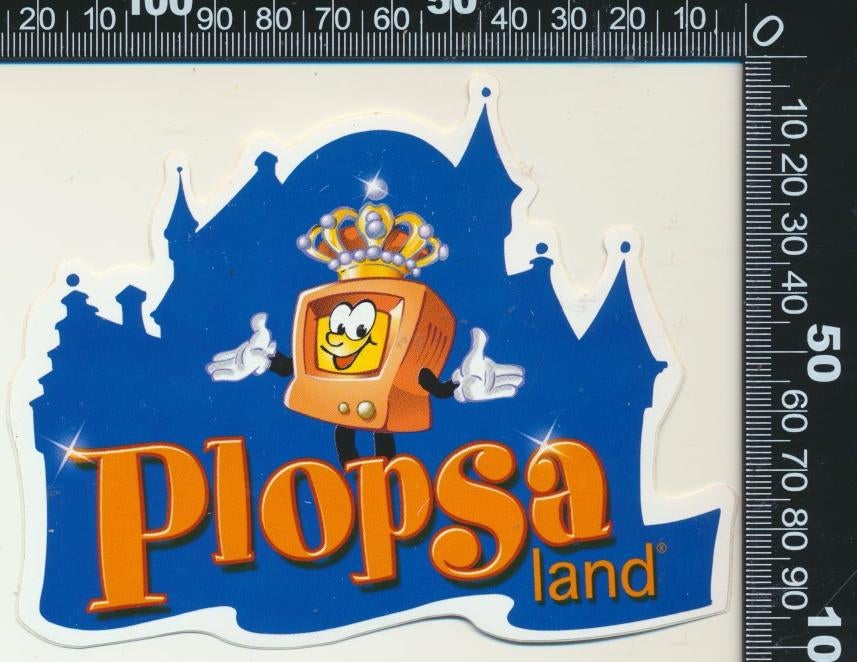 Sticker: Plopsaland, Verzamelen, Stickers, Zo goed als nieuw, Bedrijf of Vereniging, Ophalen of Verzenden