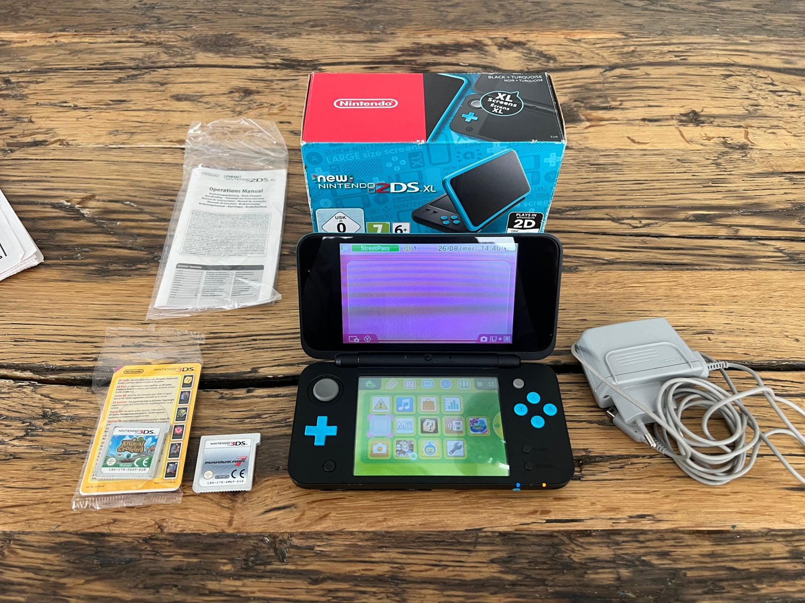 New nintendo 2ds xl !nieuwstaat!, Spelcomputers en Games, Spelcomputers | Nintendo 2DS en 3DS, Met games, Zwart, 2DS, Ophalen of Verzenden
