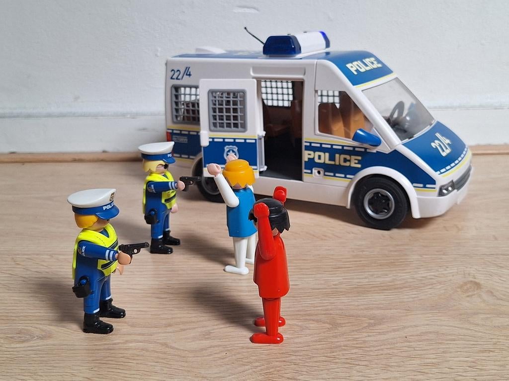 Playmobil Politiebus, Kinderen en Baby's, Speelgoed | Playmobil, Ophalen, Zo goed als nieuw