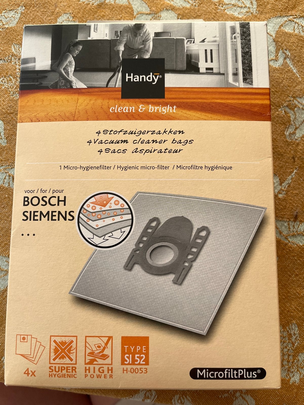 3 Handy stofzuigerzakken type SI 52 voor Bosch Siemens, Stofzak, Bosch, Nieuw, Ophalen of Verzenden