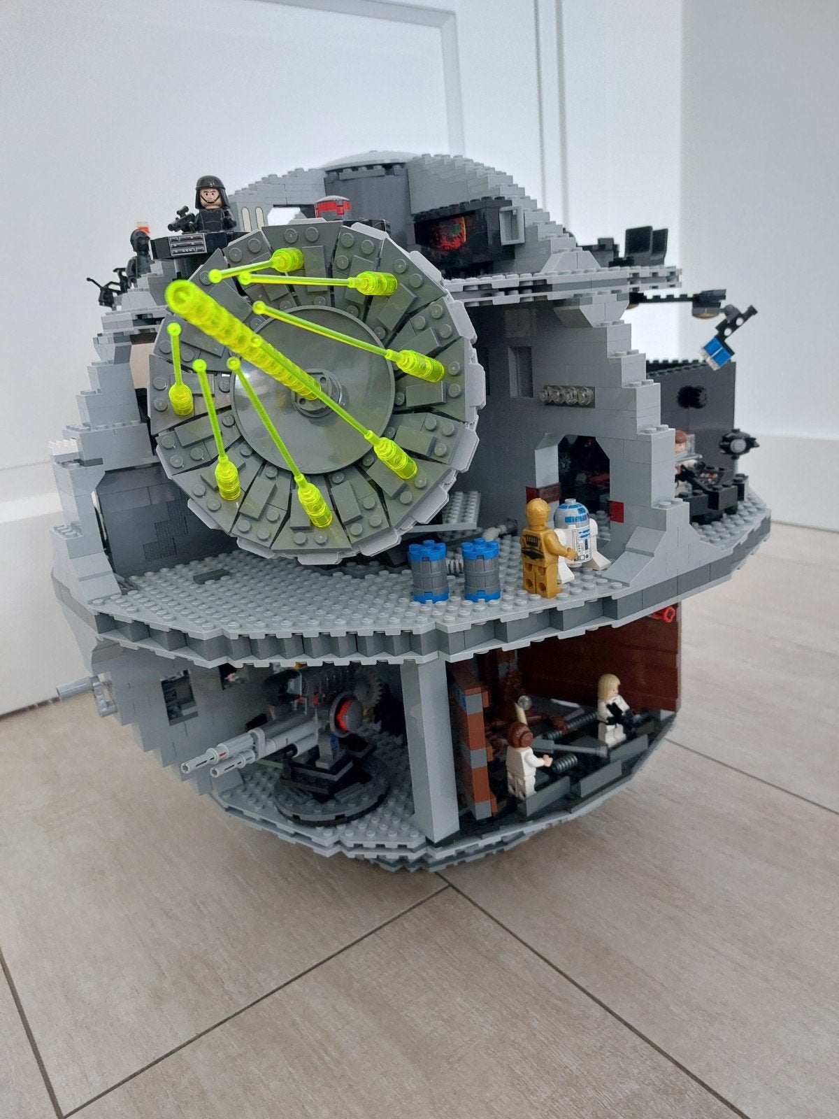 LEGO Star Wars Death Star 10188 met boekje, Kinderen en Baby's, Speelgoed | Bouwstenen, Gebruikt, Ophalen of Verzenden
