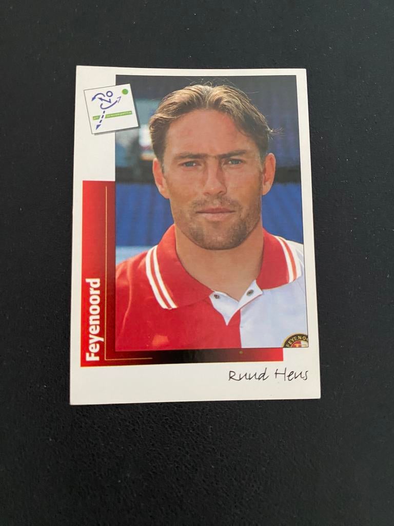 Ruud Heus - Feyenoord Rotterdam - Panini Voetbal 96, Ophalen of Verzenden, Zo goed als nieuw, Feyenoord, Poster, Plaatje of Sticker