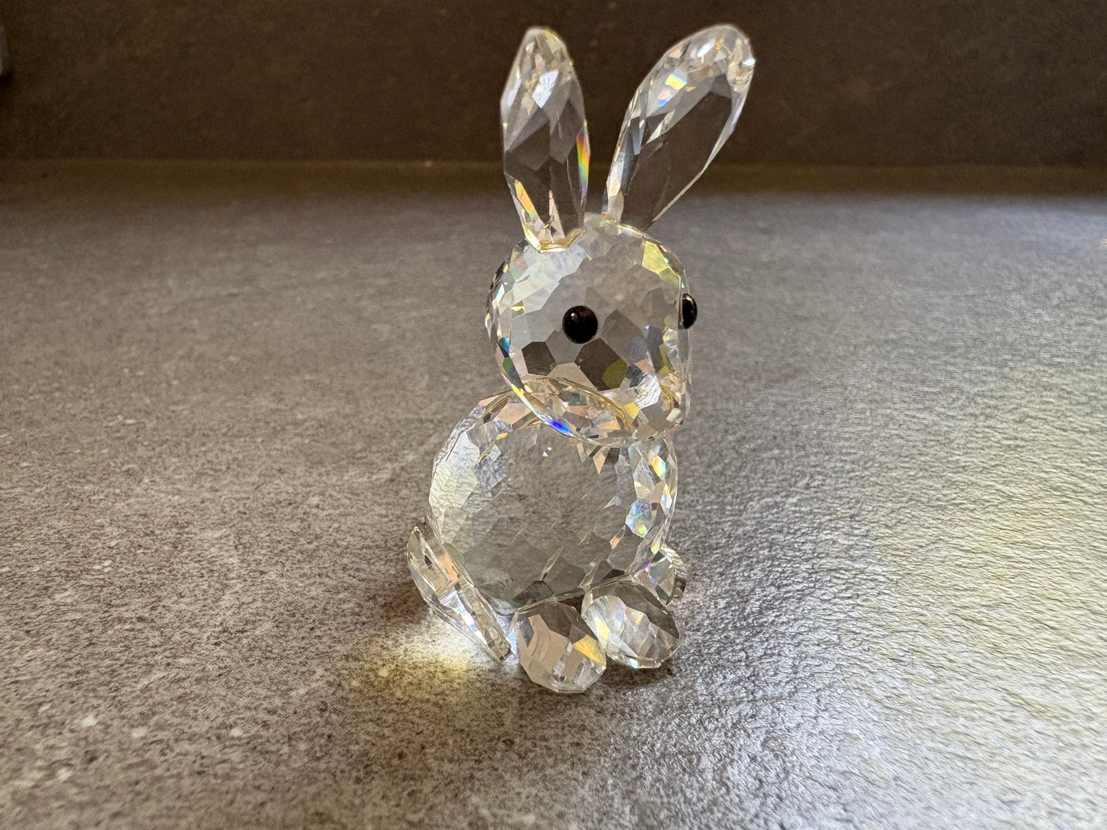 Swarovski Kristallen Babykonijn – Doos & certificaat, Verzamelen, Ophalen of Verzenden, Zo goed als nieuw, Figuurtje