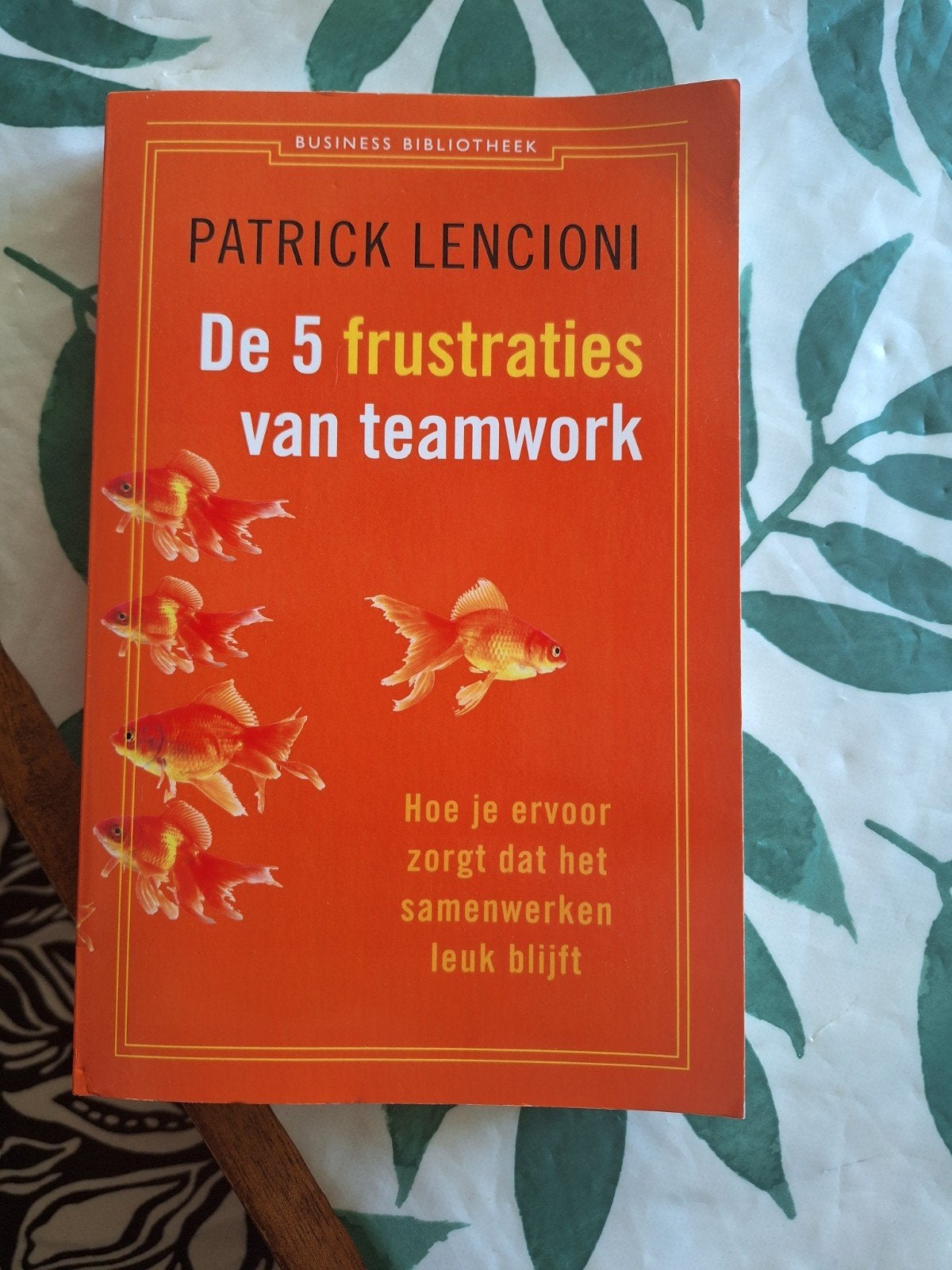 De 5 frustraties van teamwork - Patrick Lencioni, Ophalen of Verzenden, Zo goed als nieuw, Patrick Lencioni