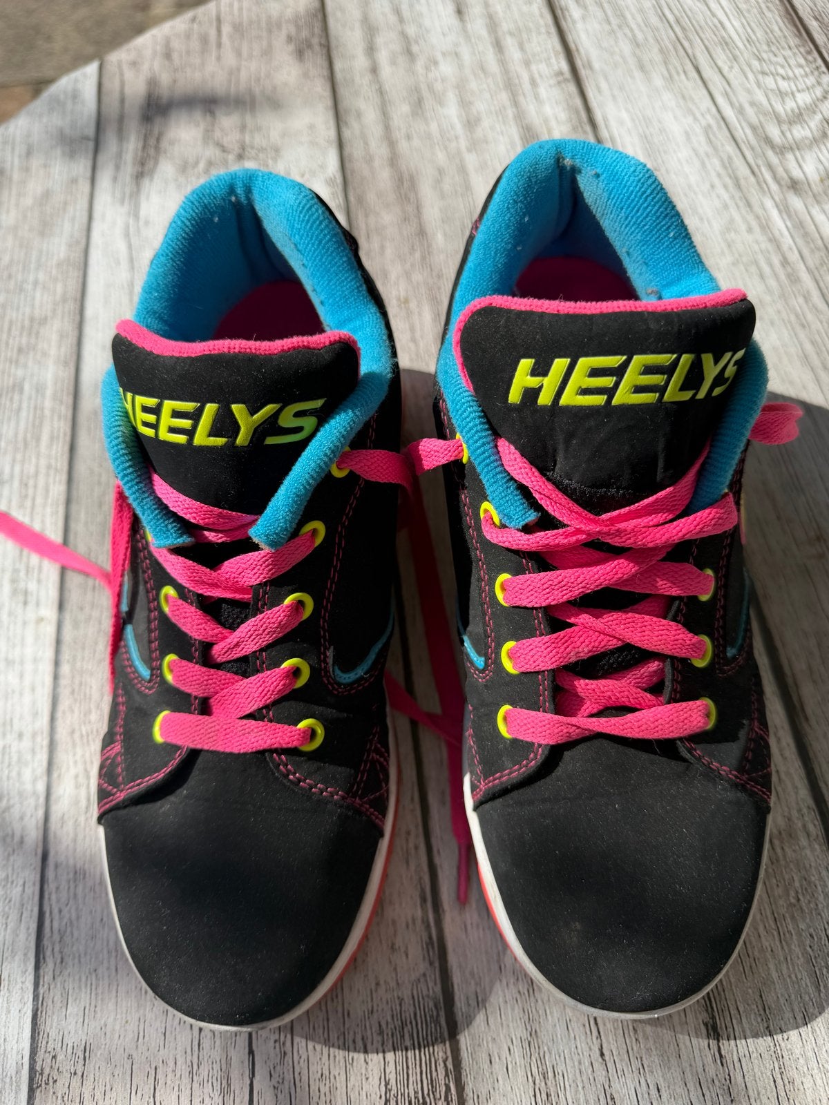 Heelys rolschoenen zwart/roze - Maat 36, Ophalen, Gebruikt, Kinderen
