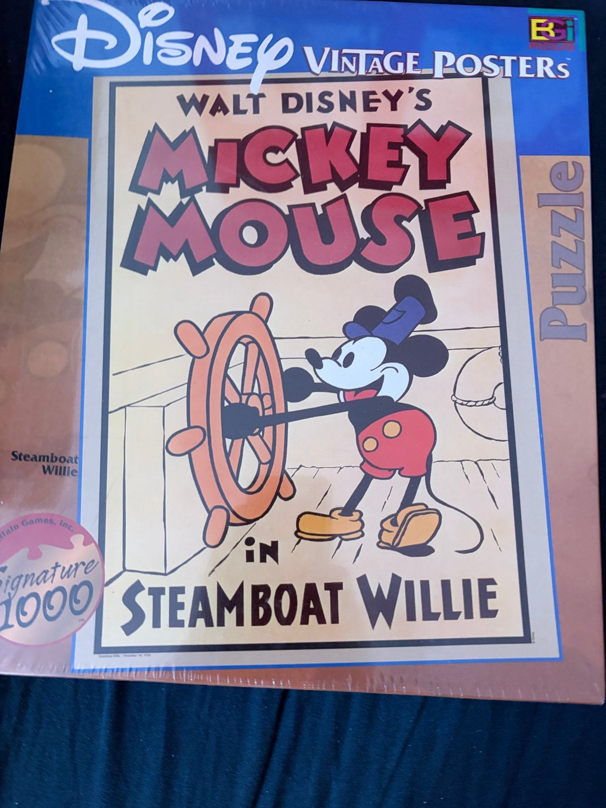 Disney Vintage Mickey Mouse Steamboat Willie Puzzle, Ophalen, Nieuw
