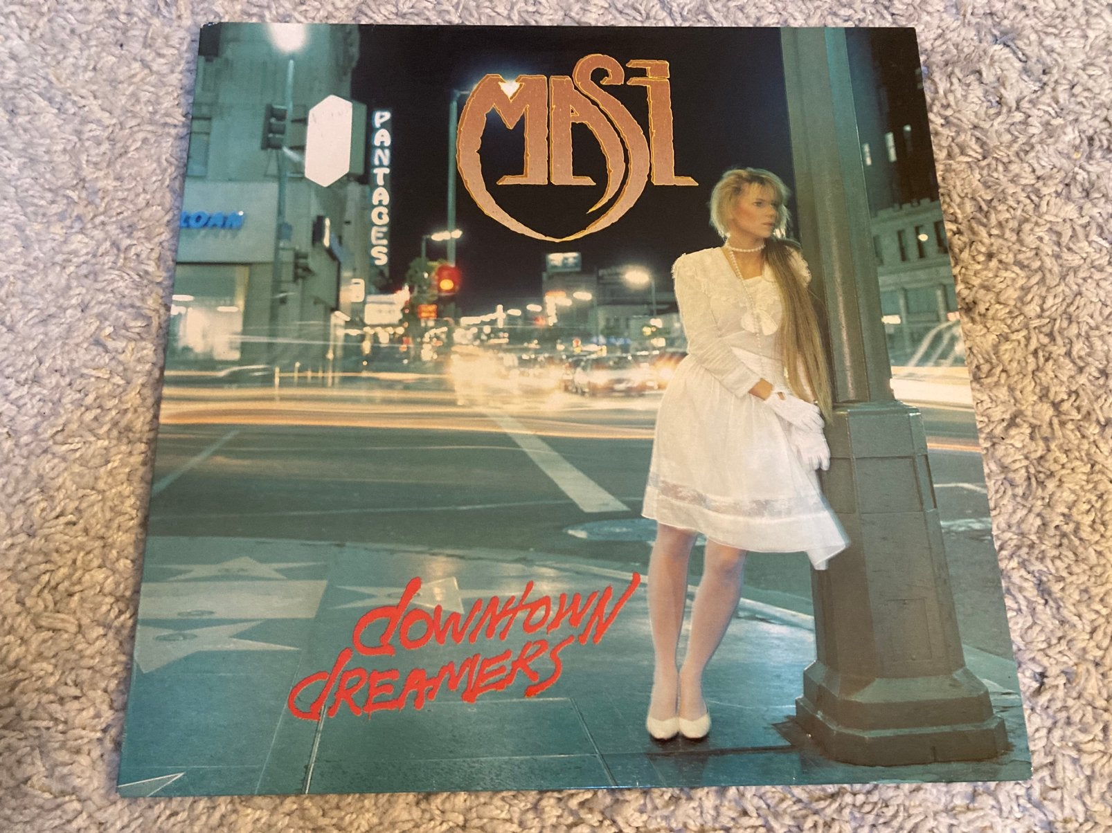 MASI - Downtown Dreamers (1988) LP Vinyl Metal Blade Records, Ophalen of Verzenden, Gebruikt