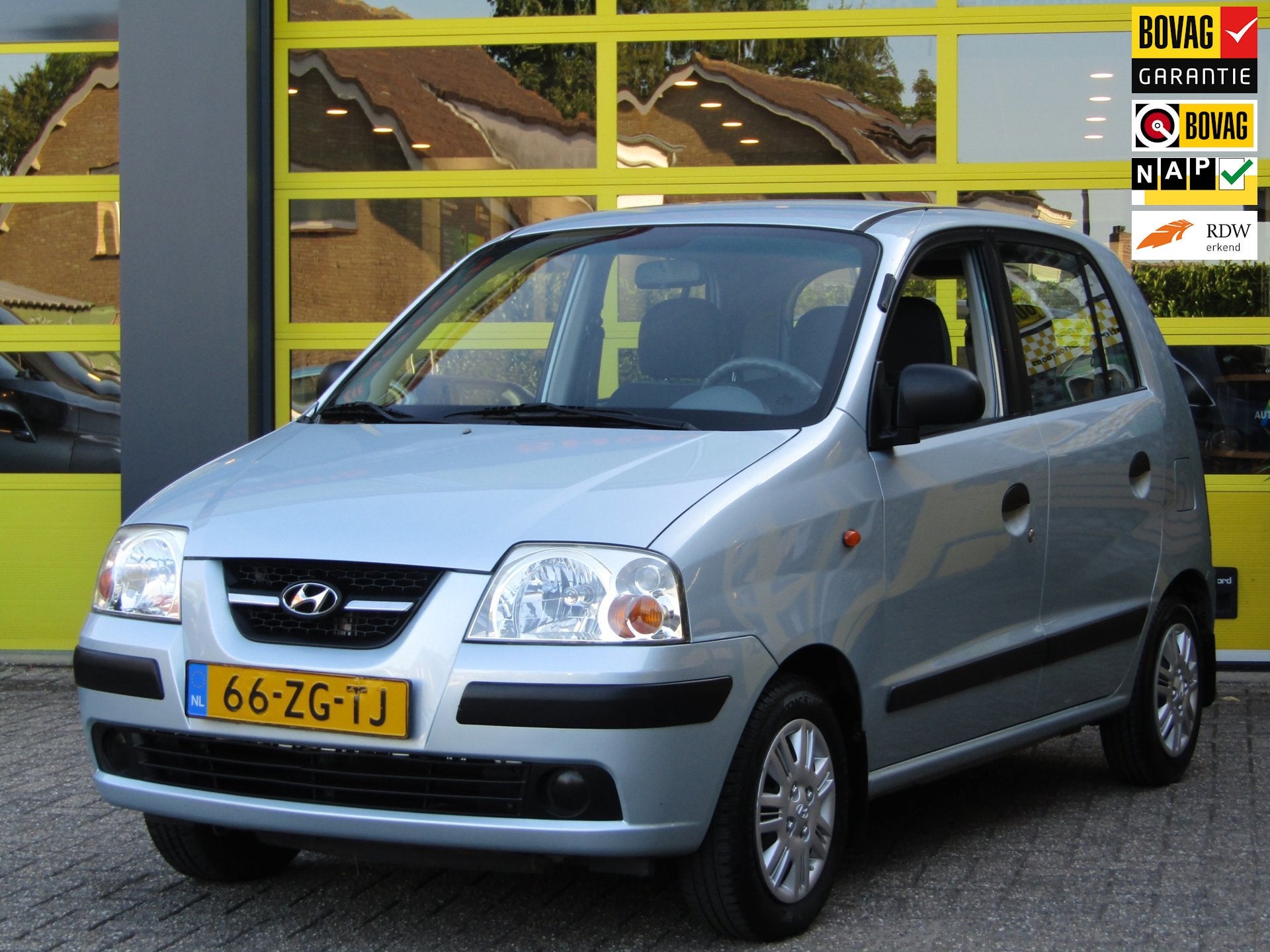 Hyundai Atos 1.1i Active Young, Voorwielaandrijving, 31 €/maand, 4 cilinders, Origineel Nederlands