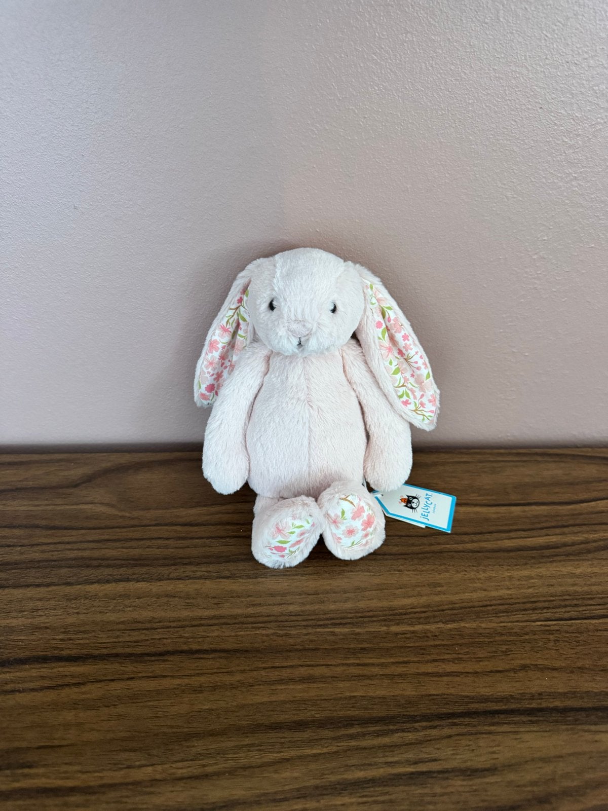 Jellycat Little Blossom Blush Bunny 'Cherry', Ophalen, Jellycat, Overige karakters, Met label
