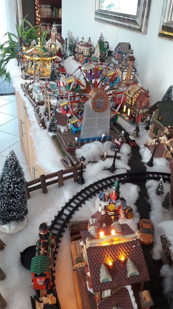 kerstdorp, Diversen, Kerst, Ophalen, Gebruikt