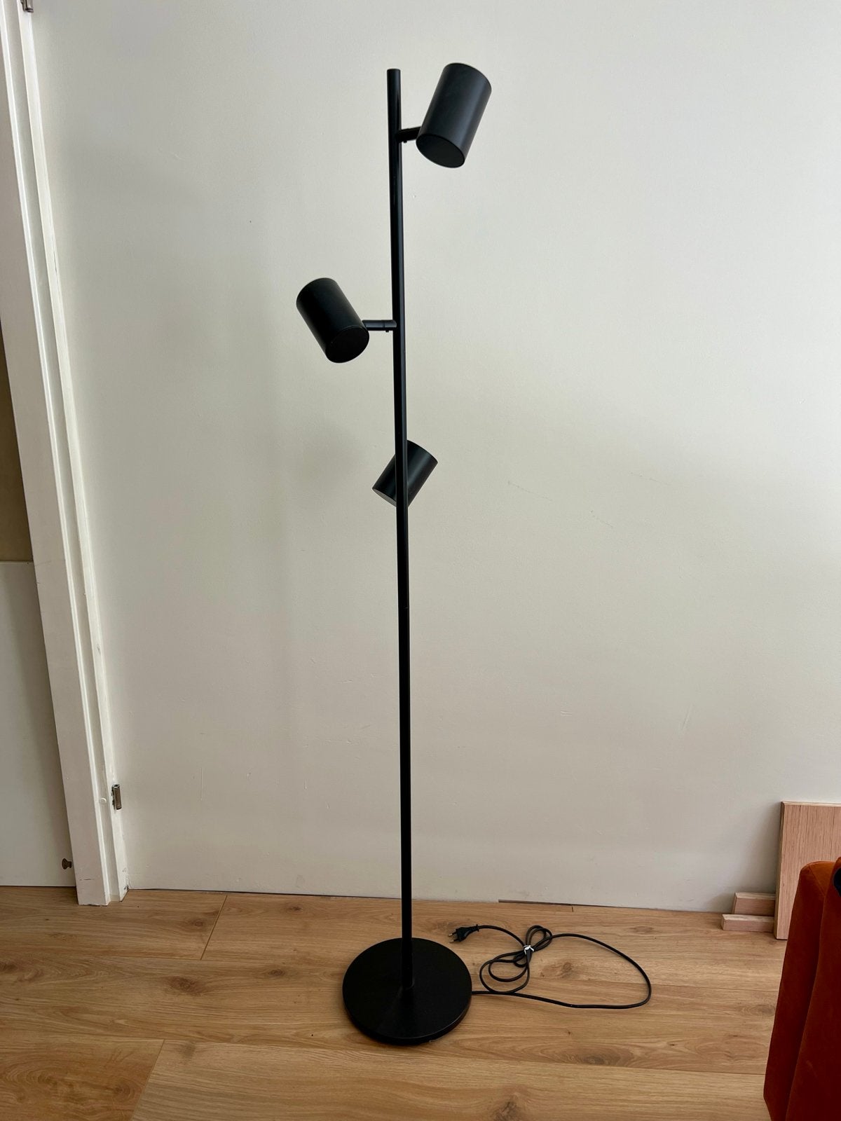 IKEA Nymane vloerlamp zwart, Ophalen, Zo goed als nieuw, Metaal, 150 tot 200 cm