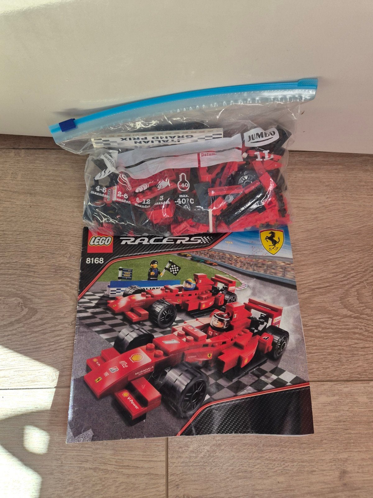LEGO Racers 8168 Ferrari F1 Race Car, Ophalen of Verzenden, Gebruikt