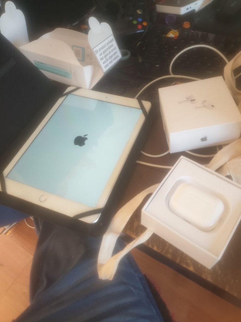 apple i pad, Computers en Software, Apple iPads, Apple iPad, Zo goed als nieuw, 128 GB, Grijs