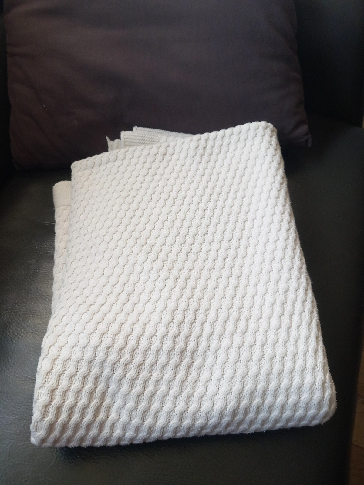 ledikant dekentje, room wit, Ophalen of Verzenden, Ledikant
