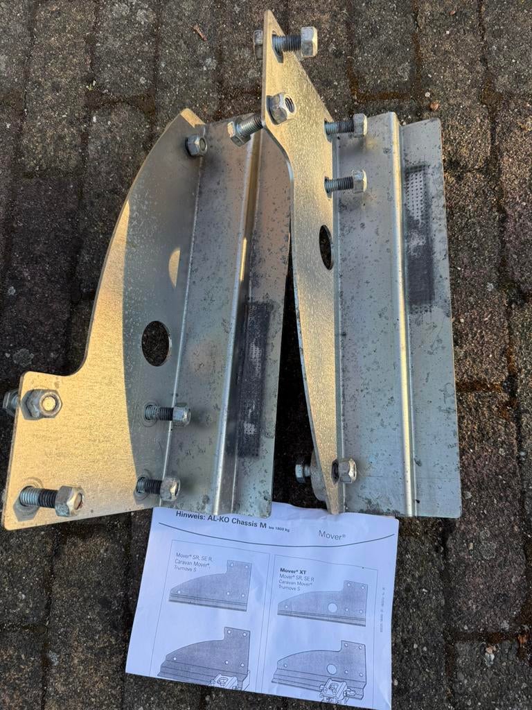 Alko mover adapterplaten (chassis M), Ophalen of Verzenden, Gebruikt