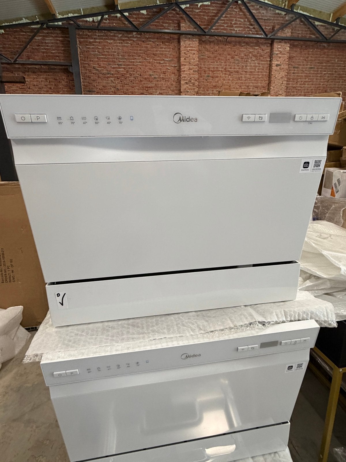 Midea MDWTT0602MW-WE Tafelmodel Vaatwasser  – Wifi Smarthome, Minder dan 85 cm, Minder dan 10 liter, Ophalen of Verzenden, Zo goed als nieuw