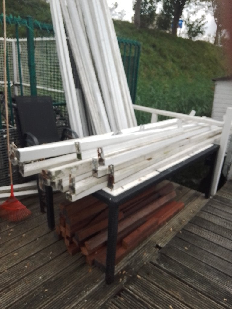hout, Gebruikt, 25 tot 50 mm, Ophalen of Verzenden, Balk