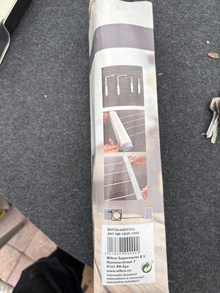 Wasllijn uittrekbaar nieuw, Ophalen of Verzenden, Nieuw