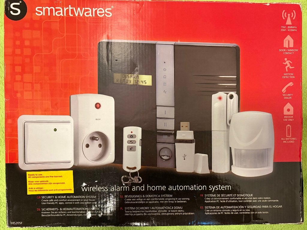 Beveiligings / thuis domotica set van Smartwares, Beweging, Nieuw, Ophalen of Verzenden, Compleet systeem