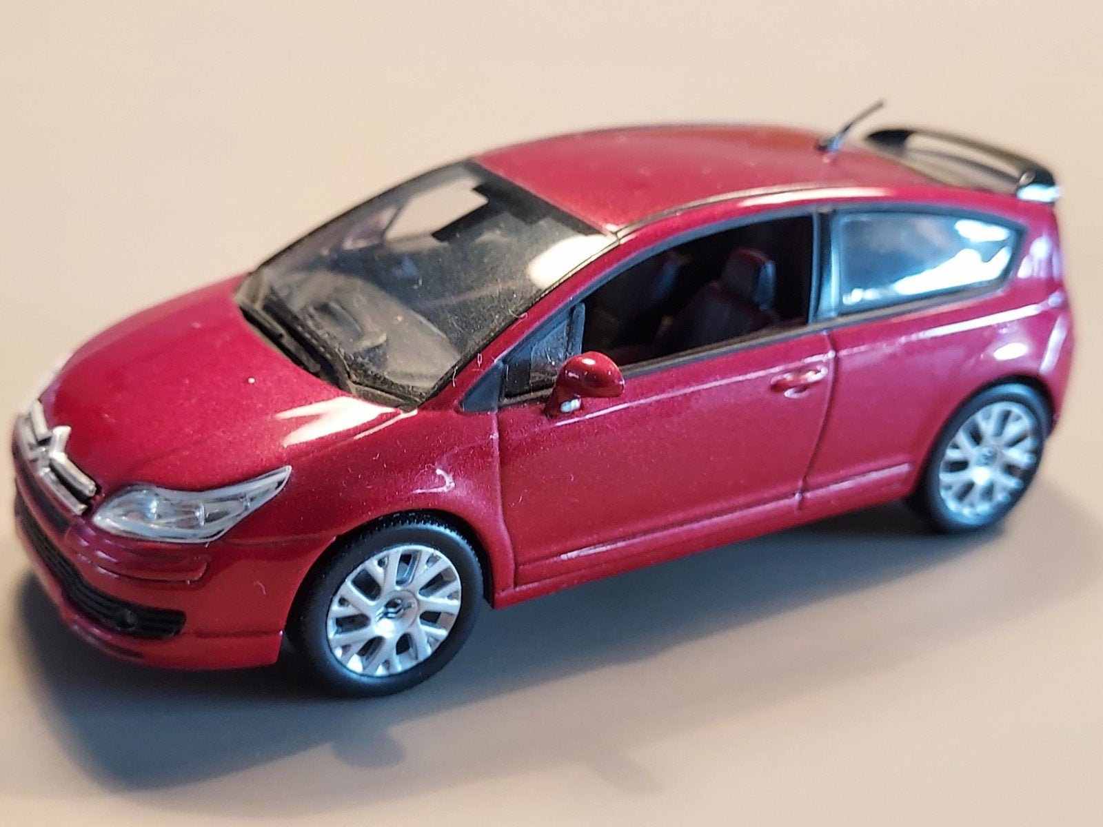 Citroën C4  3 deurs coupé 1:43 Norev als nieuw, Ophalen of Verzenden, Zo goed als nieuw, Auto, Norev