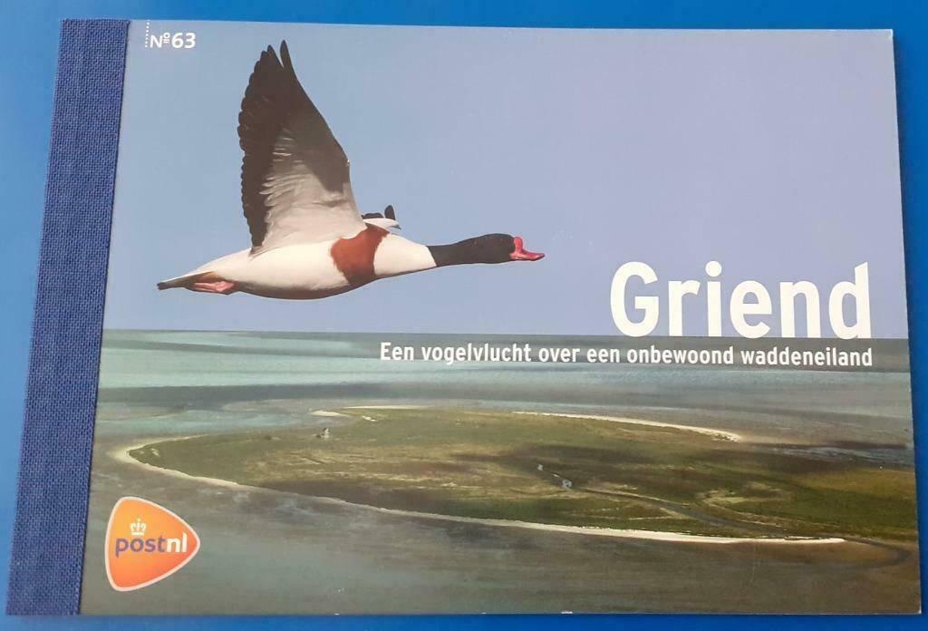 Prestigeboekje 63 Griend - Een vogelvlucht over ......2016, Postzegels en Munten, Verzenden, Na 1940, Postfris