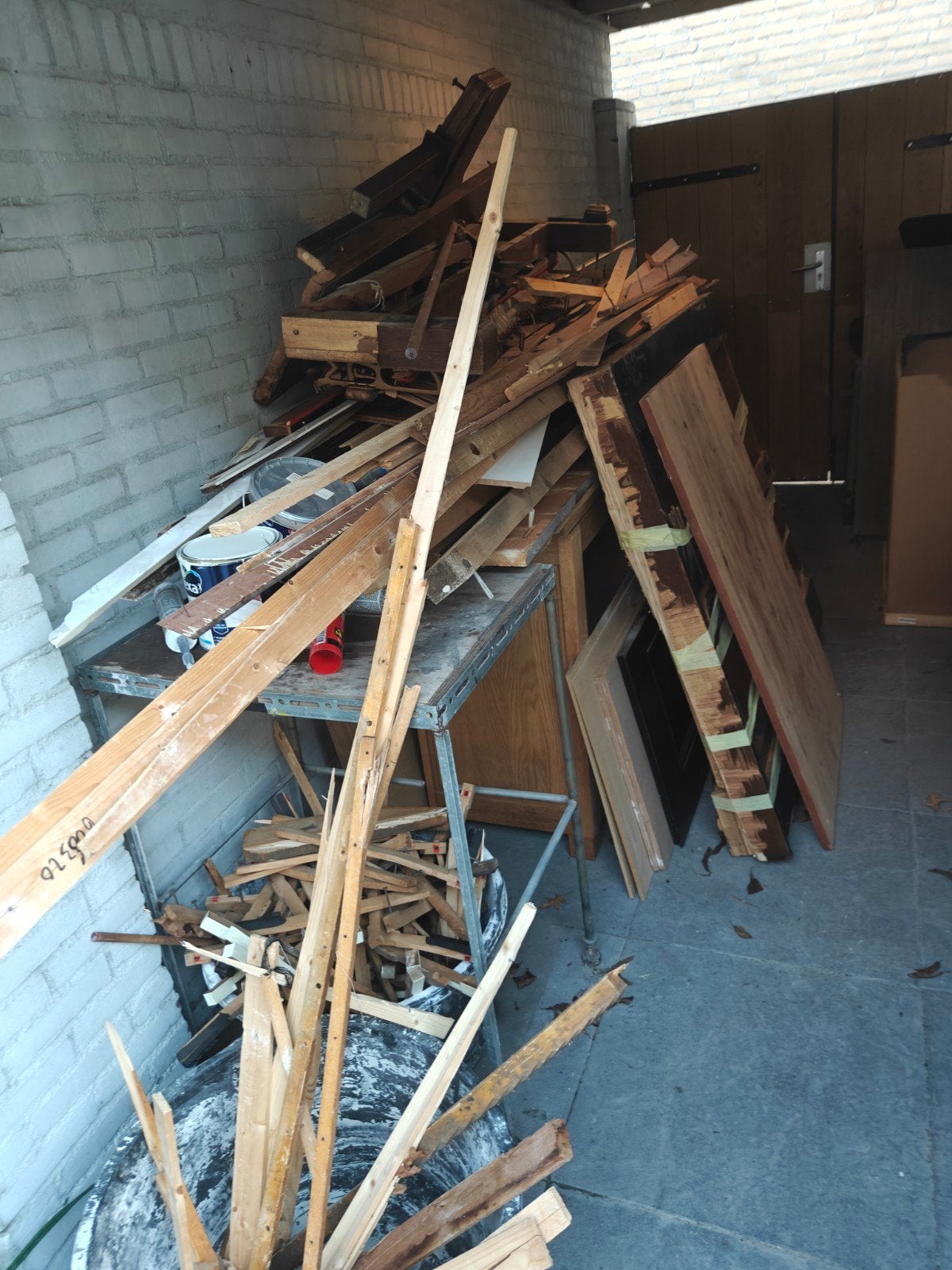 gratis stookhout, Minder dan 3 m³, Ophalen