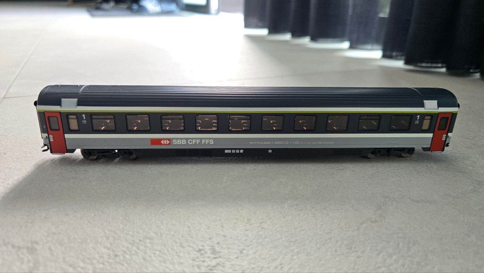 Märklin 4368 SBB 1e klas IC rijtuig, Ophalen, Wisselstroom, Märklin, Nieuw