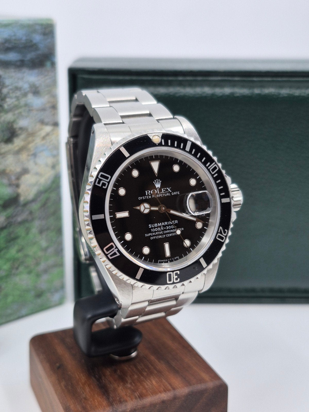 Rolex Submariner 16610 | Full set, Ophalen of Verzenden, Staal, Rolex