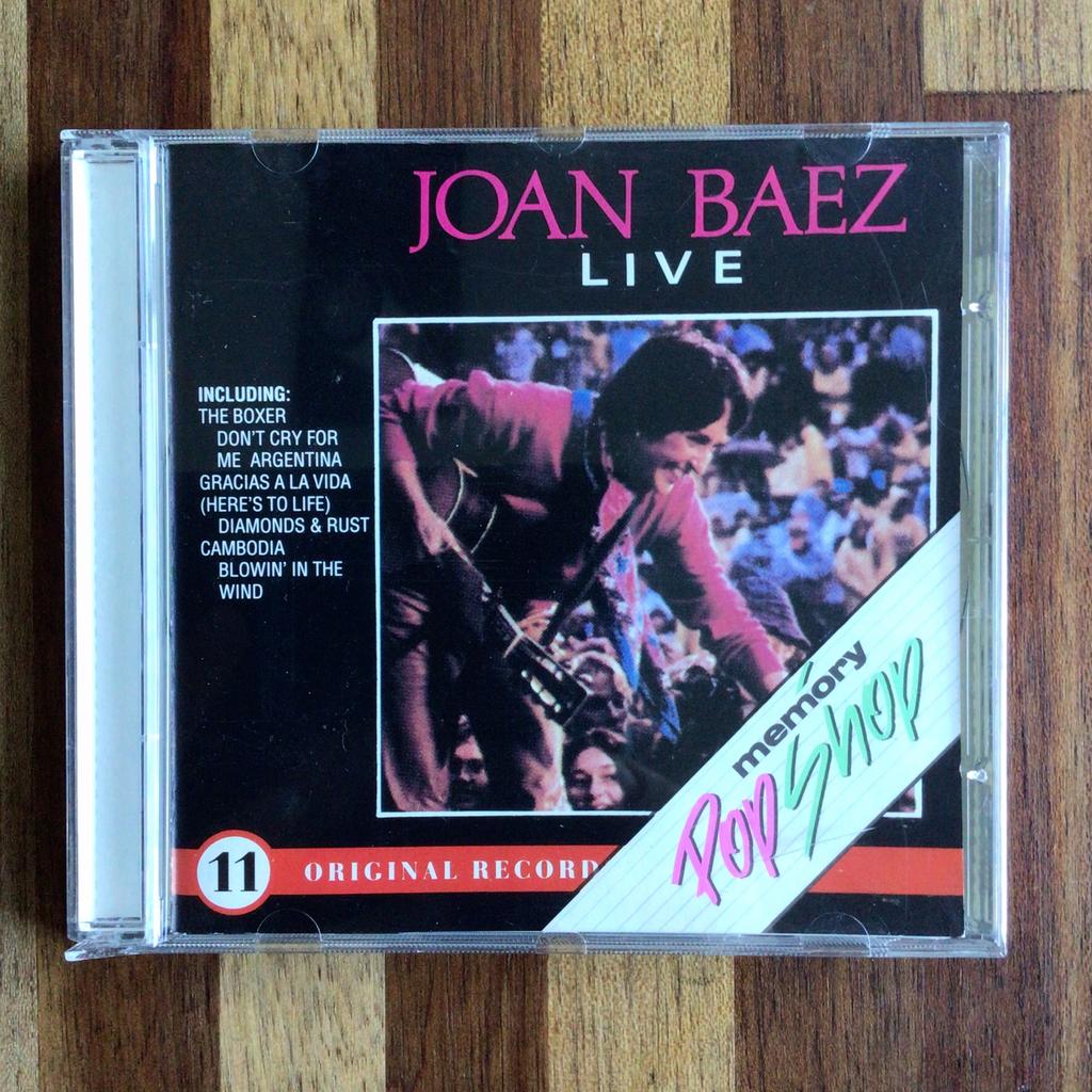 Joan Baez - Live, Cd's en Dvd's, Ophalen of Verzenden, Zo goed als nieuw