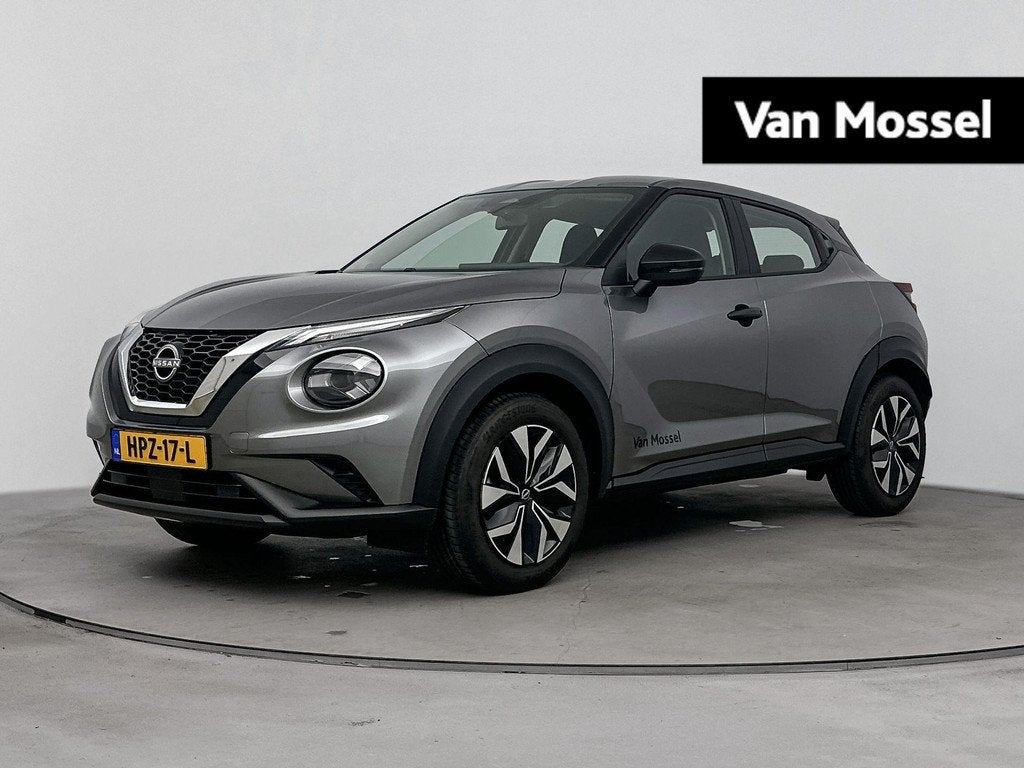 Nissan Juke 1.0 DIG-T Acenta | Apple Carplay/Android Auto |, Auto's, Nissan, Stof, 1250 kg, Euro 6, Automatische klimaatregeling