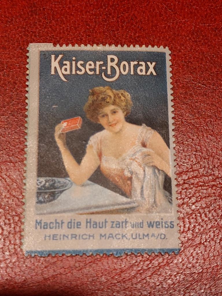 Duitsland Sluitzegel Kaiser-Borax Reclame, Ophalen of Verzenden, Duitse Keizerrijk, Postfris