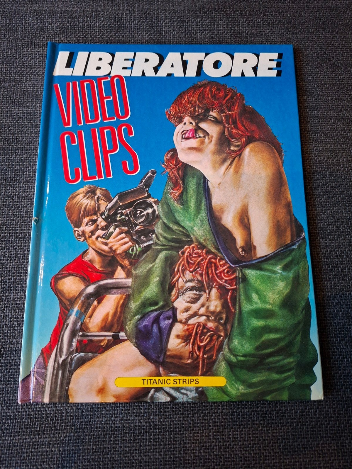 Liberatore - Video Clips (Titanic Strips), Boeken, Eén stripboek, Ophalen of Verzenden, Zo goed als nieuw, Liberatore