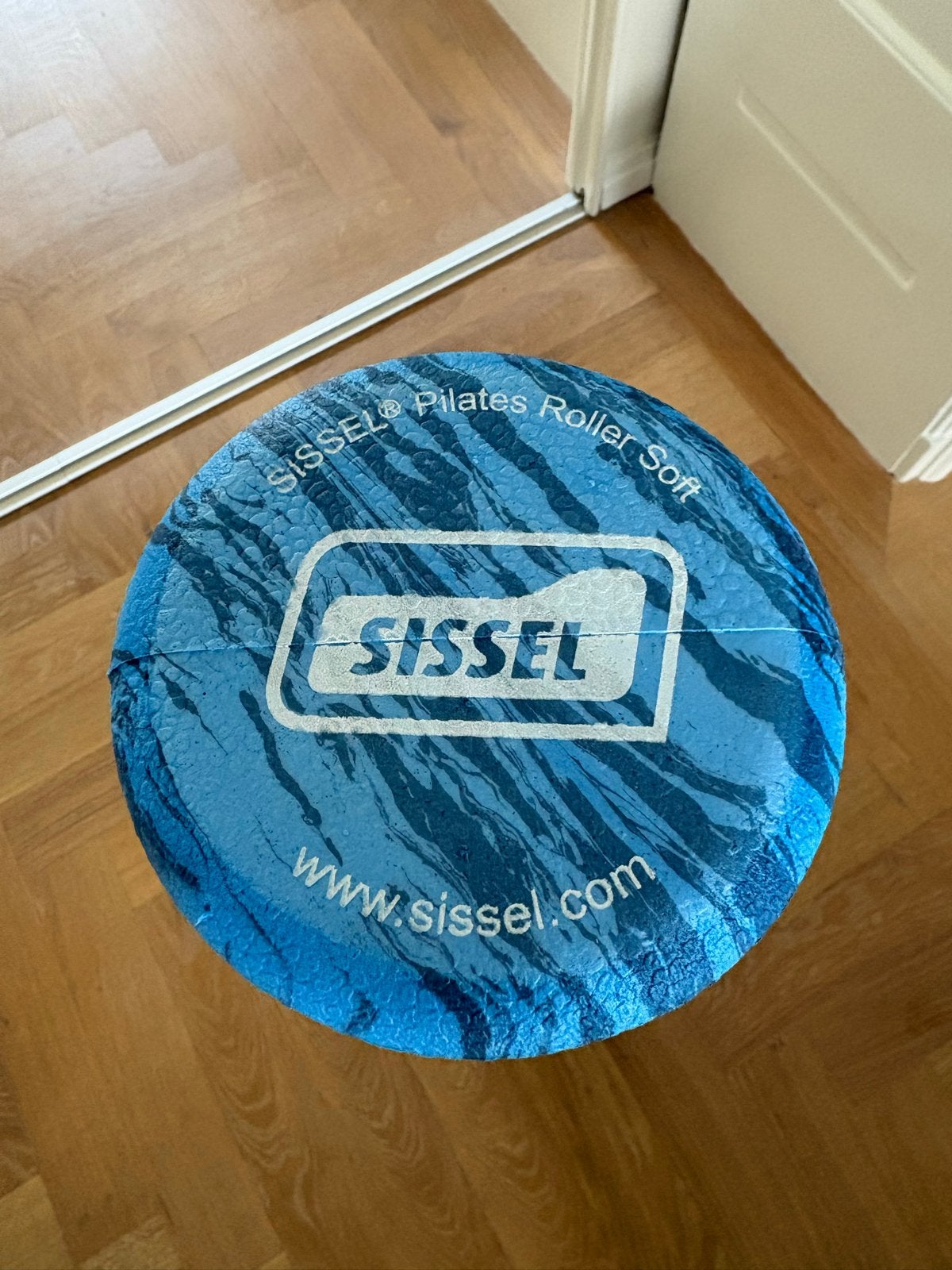 SISSEL Pilates Roller Soft - Blauw, Ophalen of Verzenden, Zo goed als nieuw, Yoga-accessoire