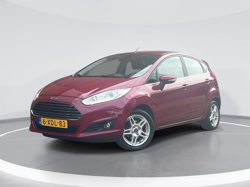 Ford Fiesta 1.0 Titanium |CRUISE|BLUETOOTH|NAVI|CLIMA|PARK-D, Auto's, Euro 5, Zwart, Overige kleuren, 23 km/l