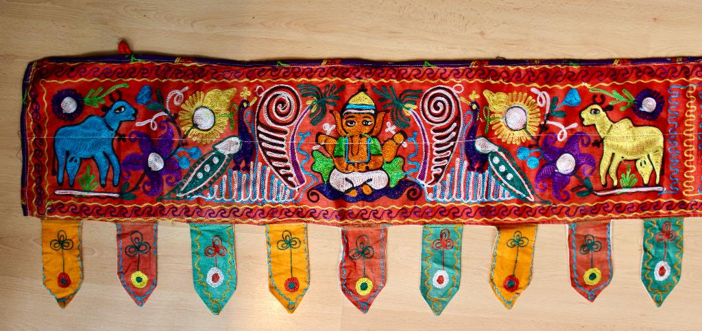 Bohemian India toran geborduurde band raam tent decoratie XL, Ophalen of Verzenden