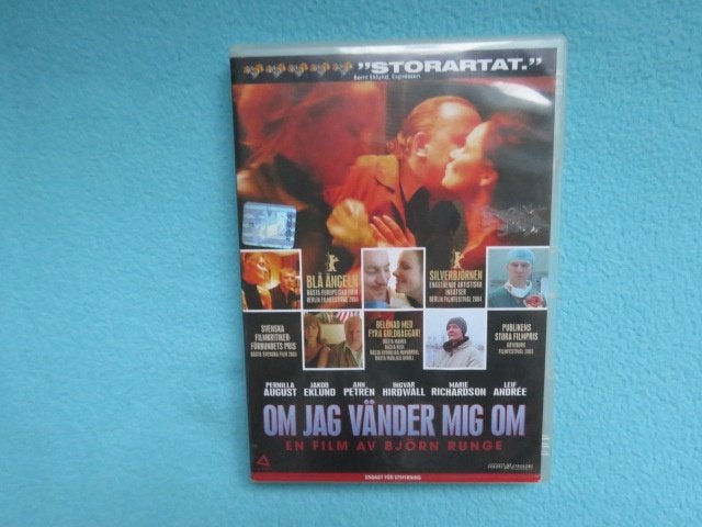 Zweedse DVD: Om jag vänder mig om, veel bekroonde film, Bonusmateriaal, Overige genres, Ophalen of Verzenden, Zo goed als nieuw