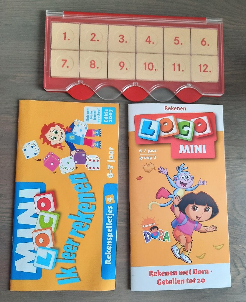 mini loco + 2 boekjes 6-7 jaar, Ophalen of Verzenden, Gebruikt, Rekenen