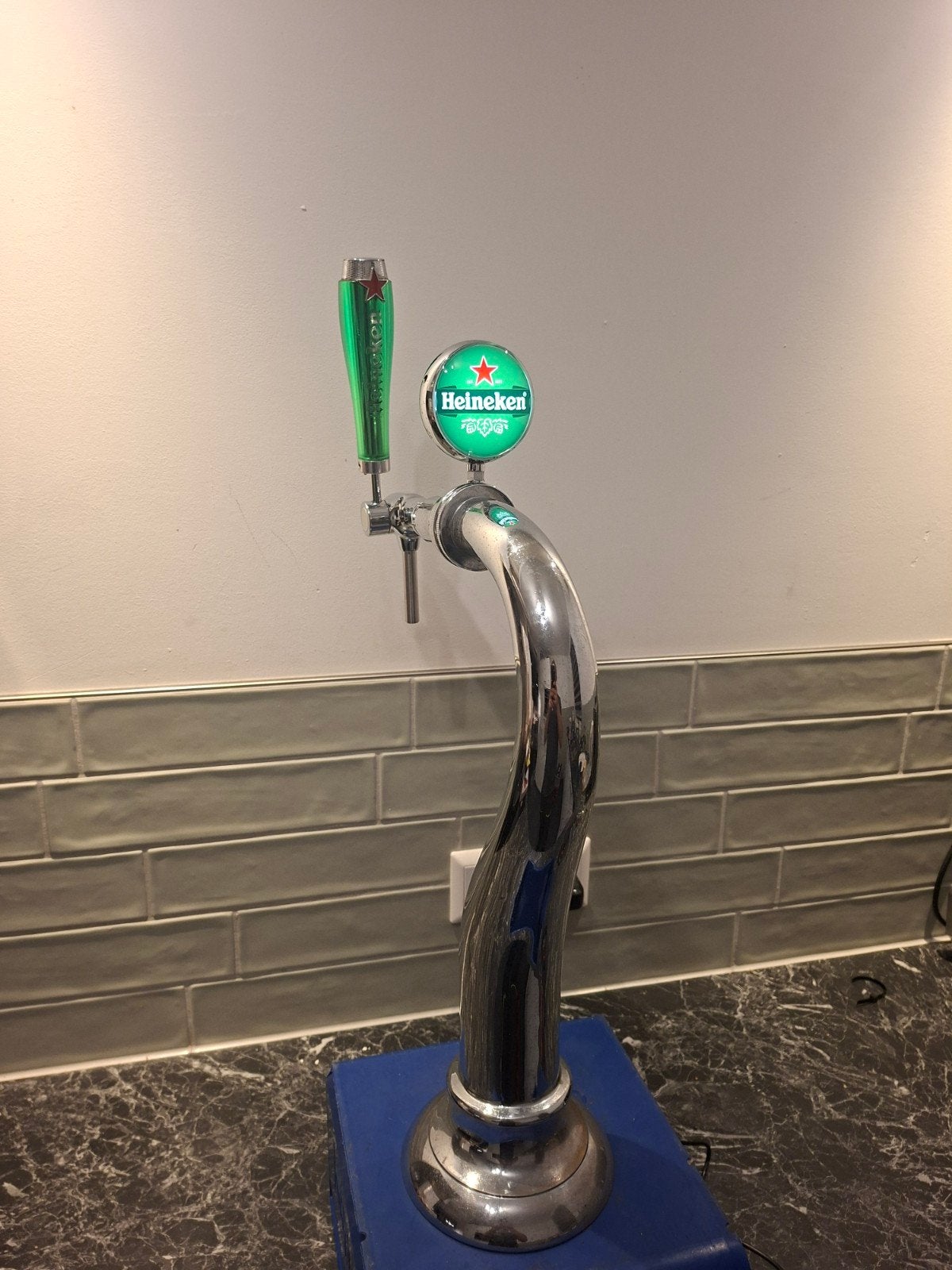 tapzuil biertap bierkraan heineken ossenhoorn bierzuil, Ophalen of Verzenden, Gebruikt, Overige merken