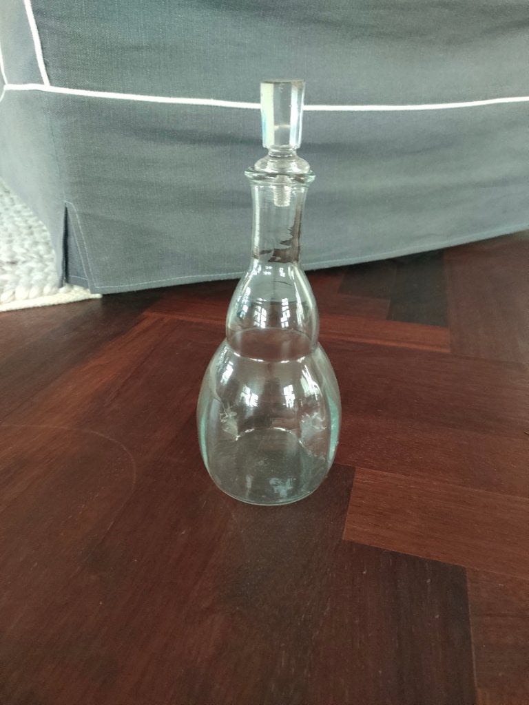 Vintage karaf, Ophalen
