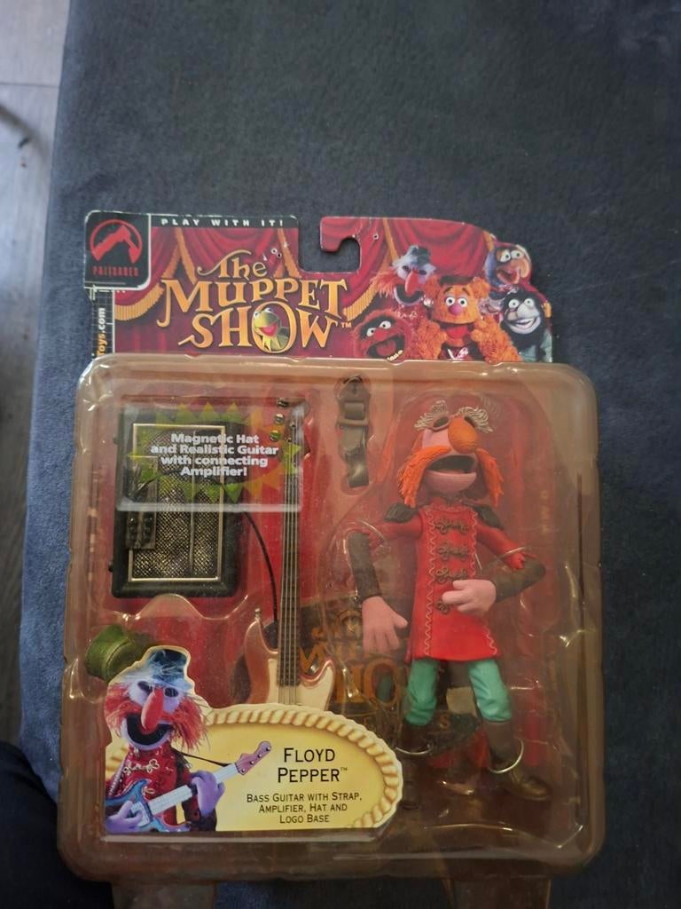 Muppet Show Floyd Pepper actiefiguur - Nieuw in verpakking, Ophalen of Verzenden, Nieuw