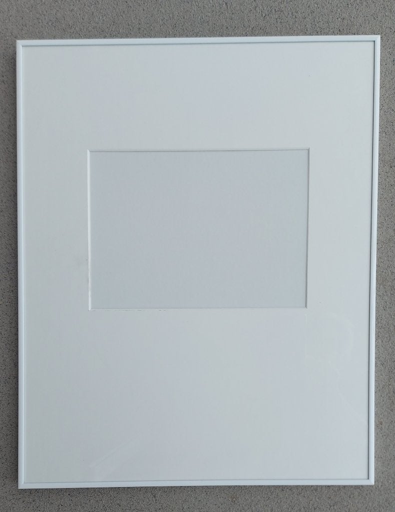 Puntgave Nielsen aluminium fotolijst – glanzend wit, 57 cm, Schilderijlijst, Met glas, Ophalen of Verzenden