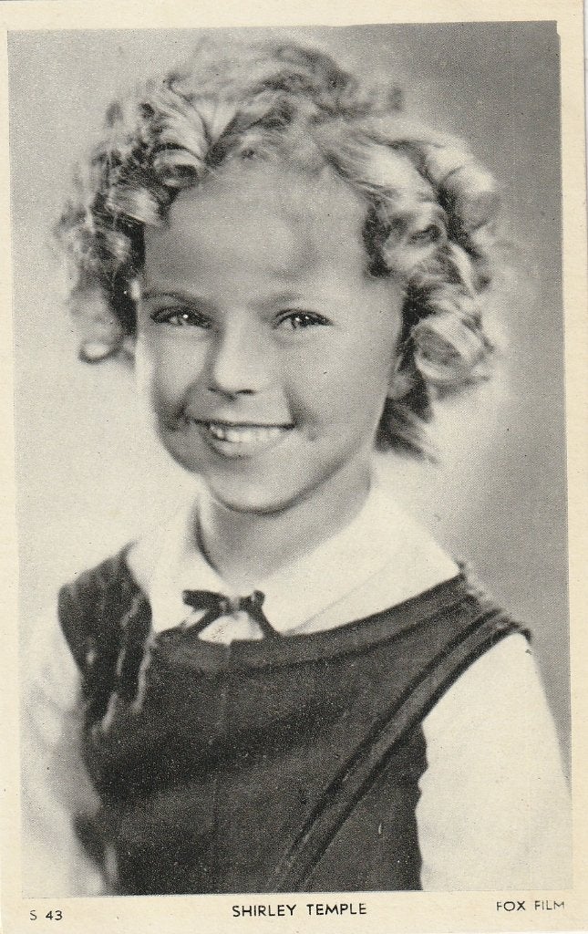 FILMSTER SHIRLEY TEMPLE UIT 1942 ZEER MOOIE OUDE KAART KO478, Ophalen of Verzenden, 1940 tot 1960, Gelopen, Sterren en Beroemdheden