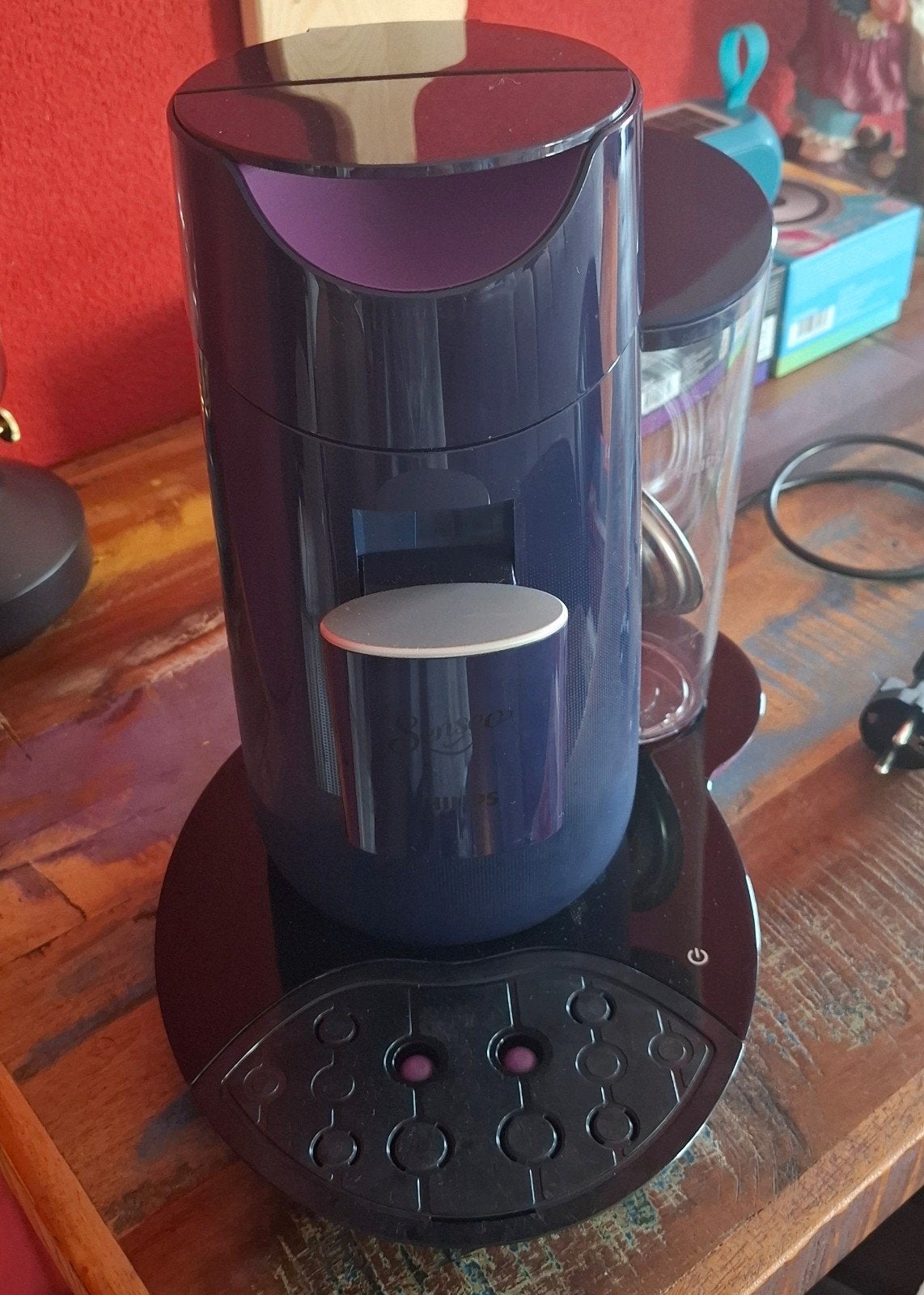 Senseo Twist Purple, Witgoed en Apparatuur, Koffiezetapparaten, Koffiemachine, Ophalen of Verzenden, Zo goed als nieuw, 4 tot 10 kopjes