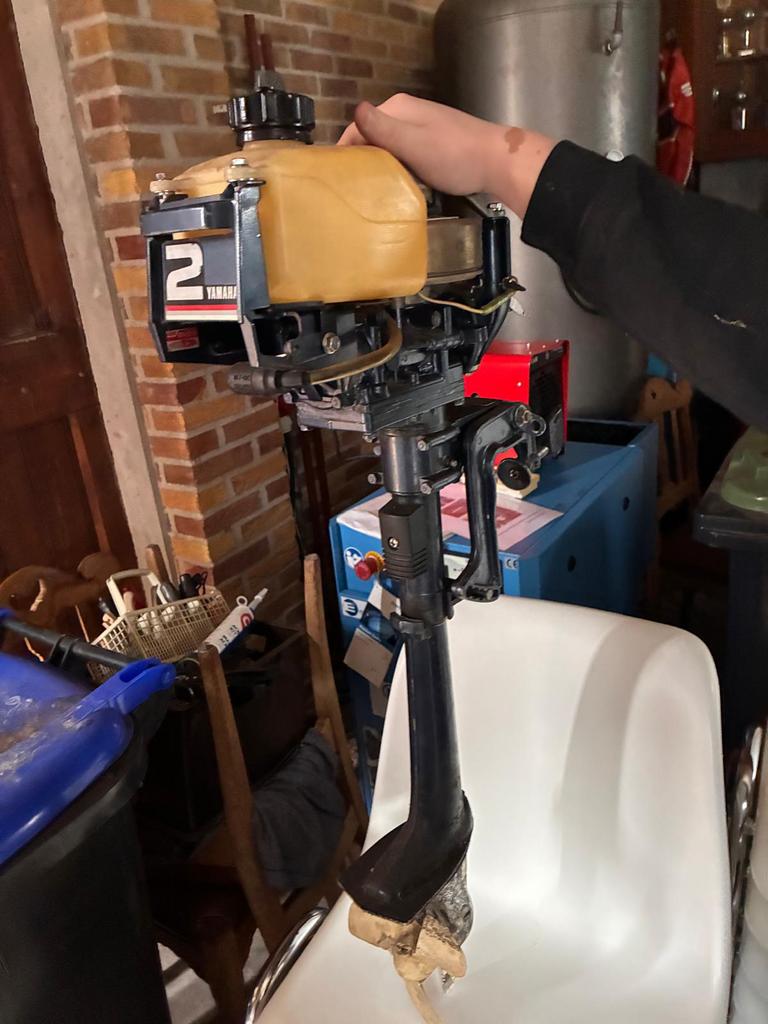 Yamaha 2pk buitenboordmotor, Ophalen, Zo goed als nieuw