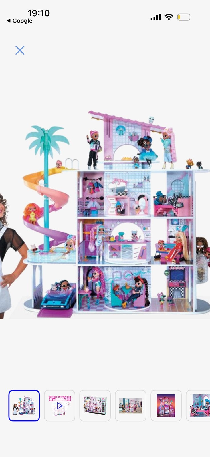 Lol huis, Kinderen en Baby's, Speelgoed | Poppenhuizen, Ophalen, Zo goed als nieuw, Poppenhuis