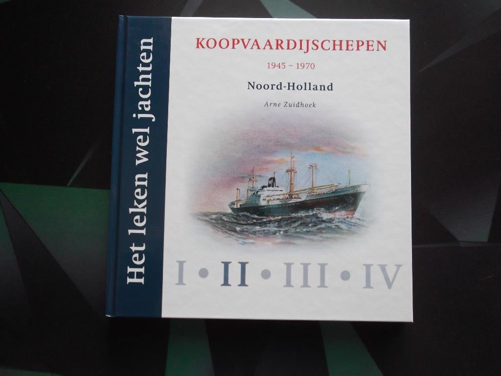 Koopvaardijschepen Noord-Holland. Arne Zuidhoek., 20e eeuw of later, Verzenden, Zo goed als nieuw, Zie beschrijving