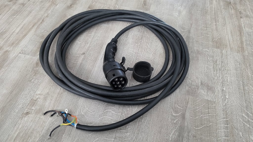10 meter laadkabel type 2, Ophalen of Verzenden, Zo goed als nieuw, Laadkabel