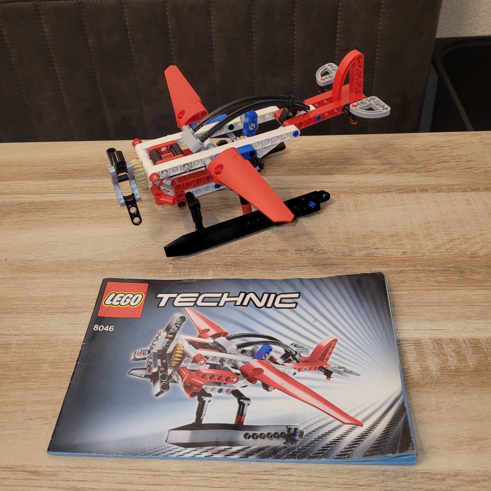 LEGO Technic Vliegtuig 8046 met handleiding, Ophalen of Verzenden, Gebruikt, Overige merken