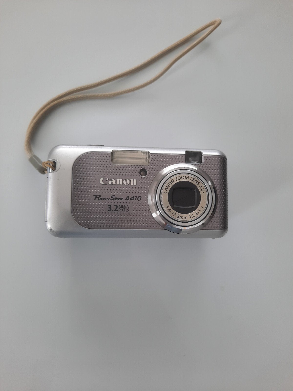 Canon PowerShot A410 Compactcamera - 3.2 MP, Zilver, Gebruikt, Canon, Compactcamera, 4 t/m 7 keer